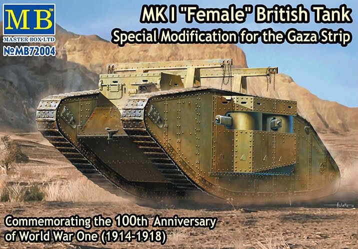 MASTER BOX MK+I+Female+British+Tank,+Special+Modification+for+the+Gaza+Strip+72004+%281%29