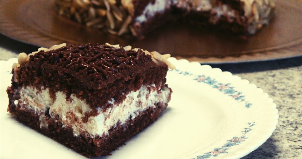 BOUNDLESS KITCHEN Chocolate Almond Cake With Ricotta & Hazelnut Filling