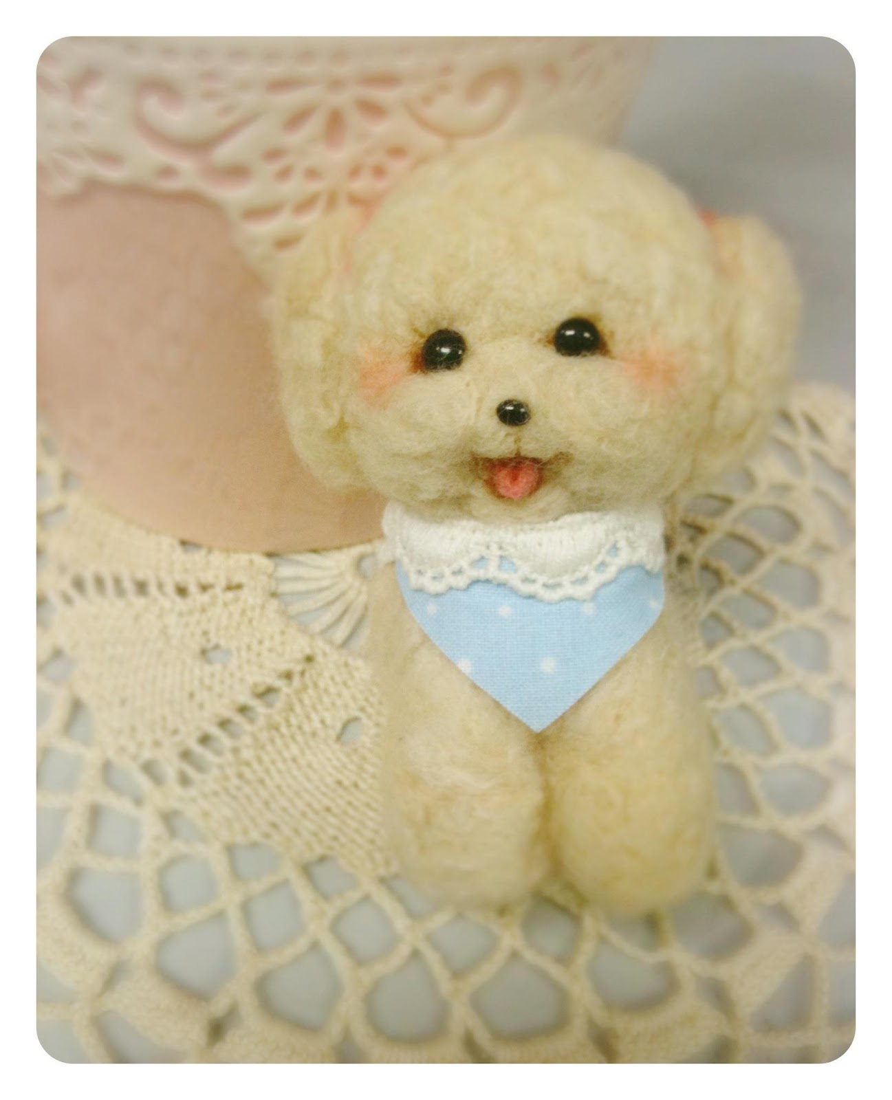 Beige Toy Poodle