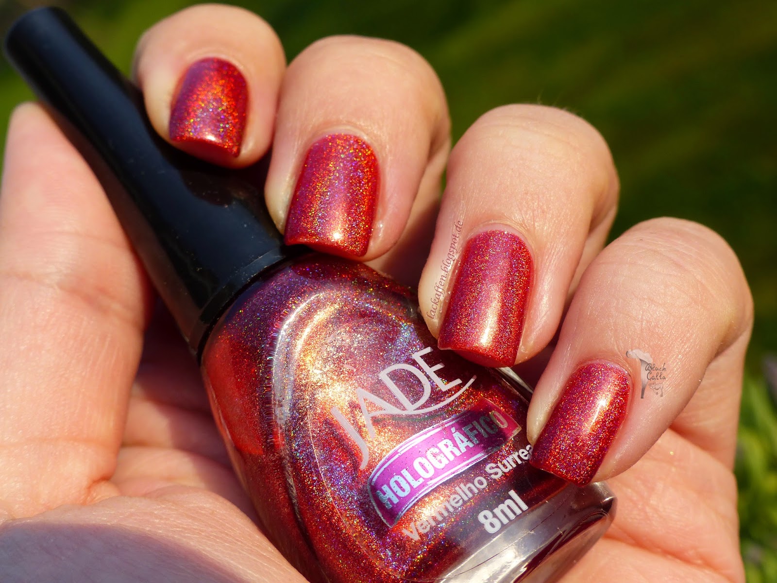 Jade Holográfico - Vermelho Surreal (Outdoor)