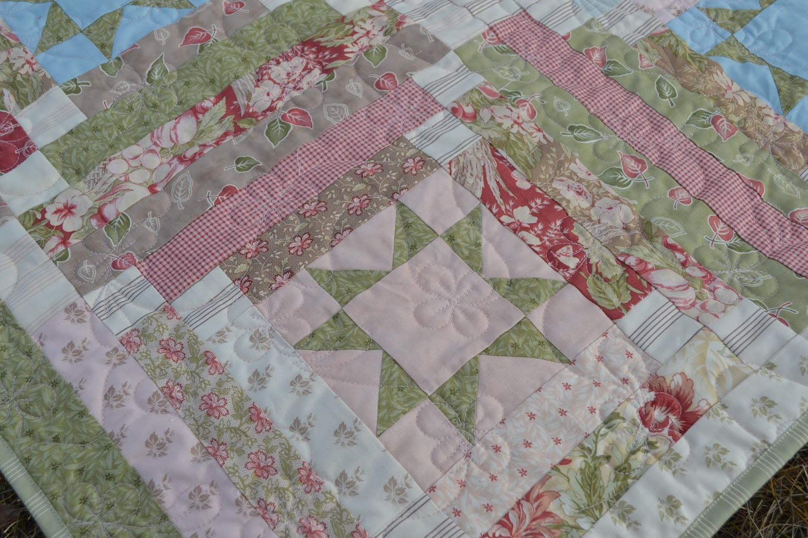 Libby's Log Cabin Quilt