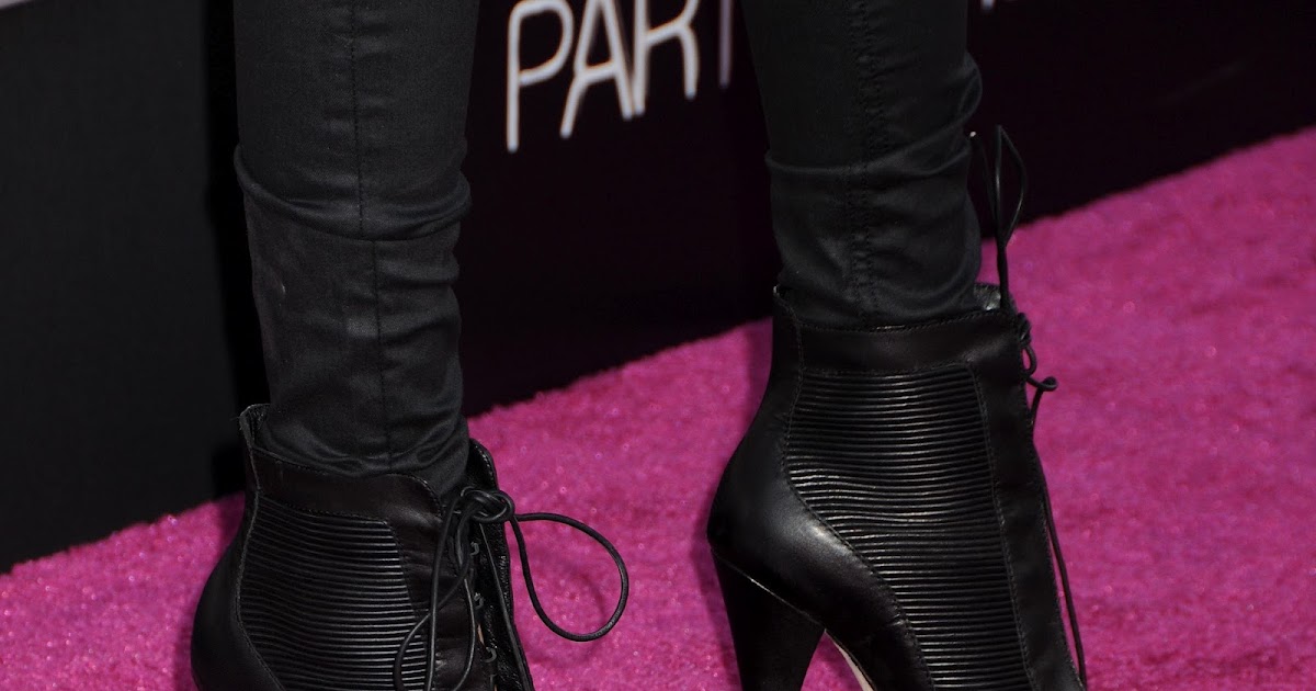 Victoria Justice Style Victoria's LaceUp Platform Boots