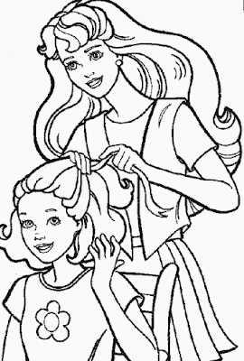 Barbie Coloring Pages Online