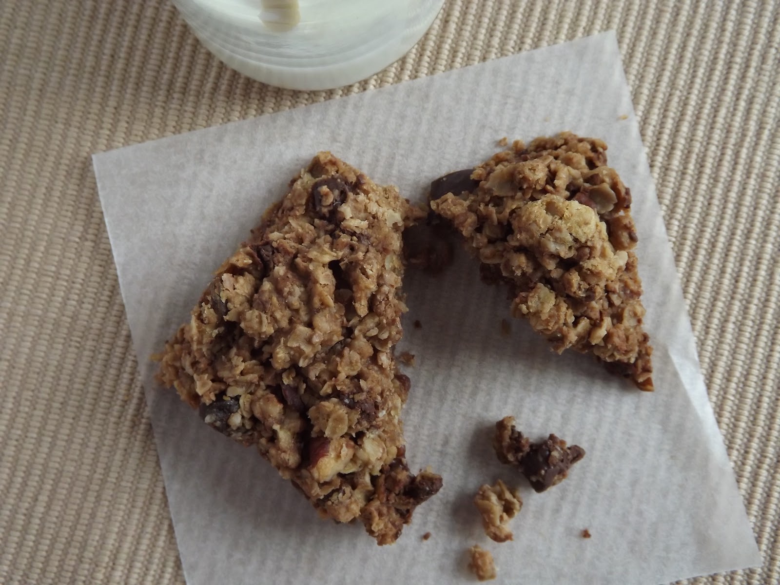 Pecan, Date and Chocolate Chip Flapjacks