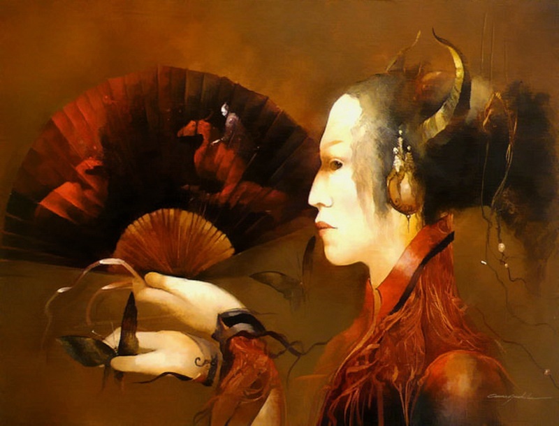 ----El encanto de Oriente--- - Página 4 Anne+Bachelier+1949+-+French+Surrealist+painter+-+Tutt'Art@+(19)