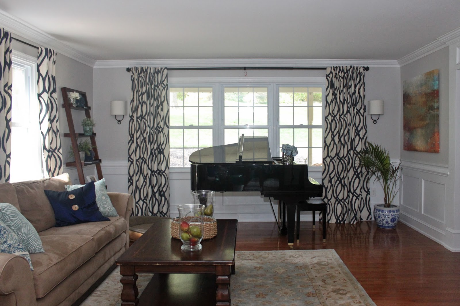 Scribble Drawing Room : Meg the martin men living room drapes