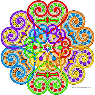 Mandala to color- blank available #coloring