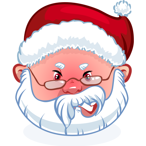 angry santa claus