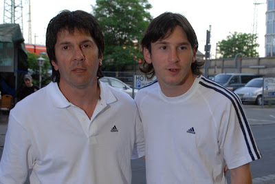 messi padre y messi hijo