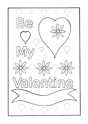 Be My Valentines Coloring Pages 