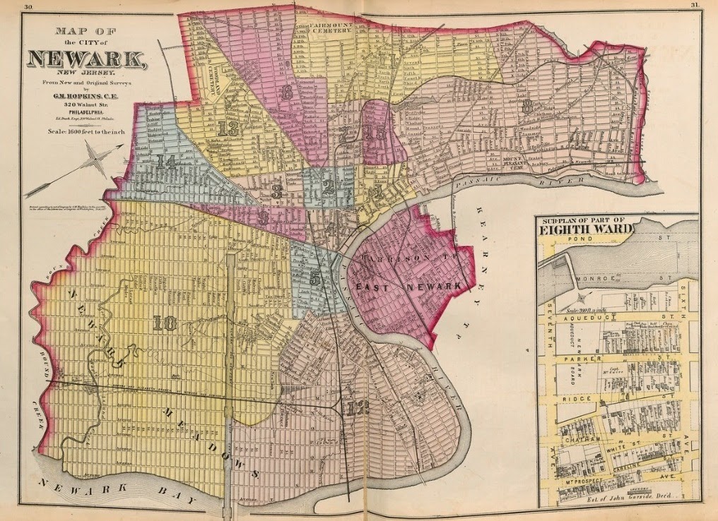 Debold Gallery Newark Map 1873