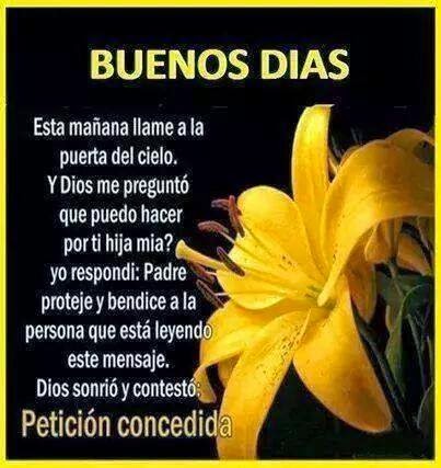 dios te bendiga y proteja buenos días mensajes de buenos días