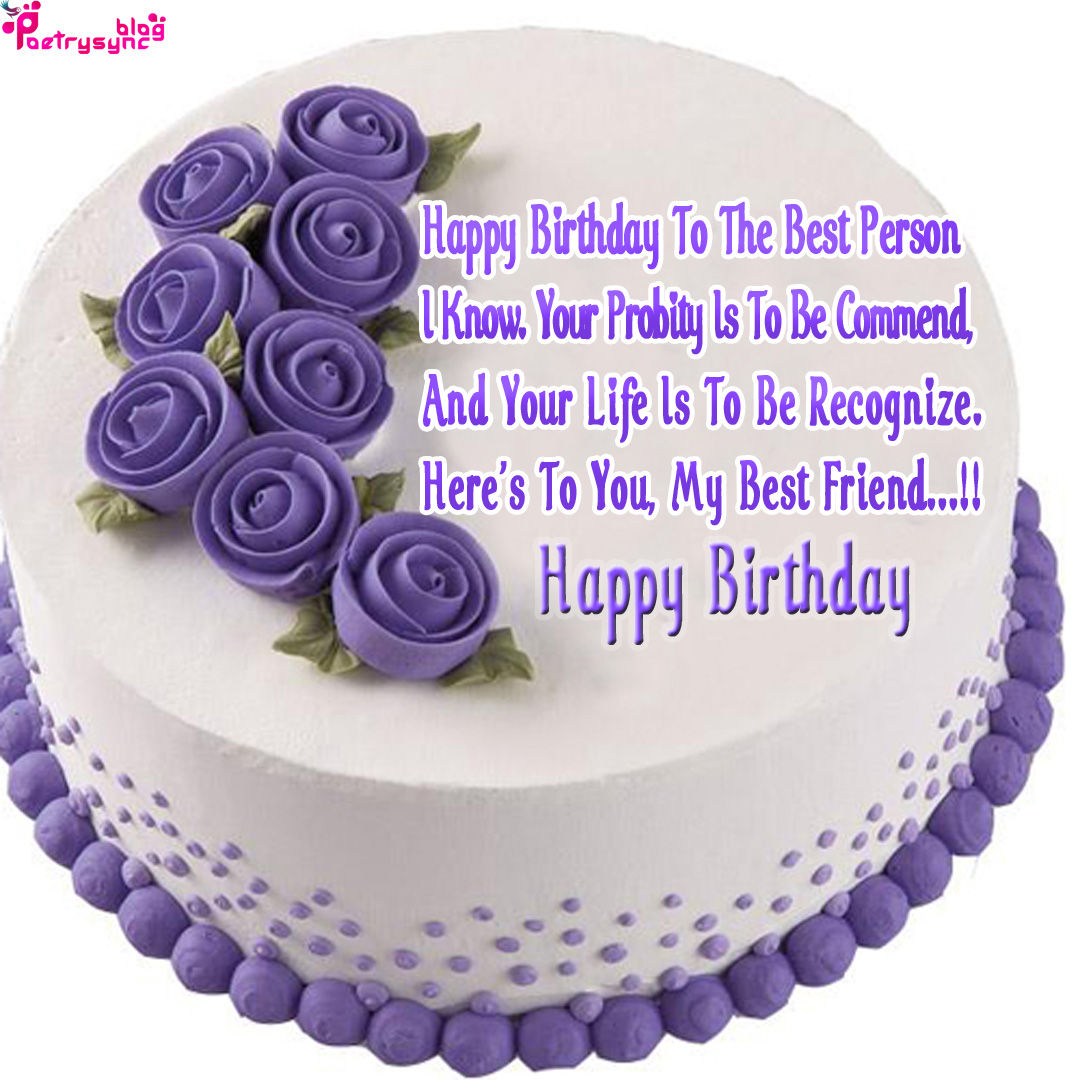 Happy Birthday Cake Images With Quotes For Friend