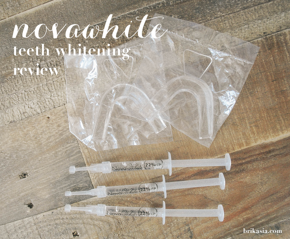 NovaWhite Teeth Whitening System Review