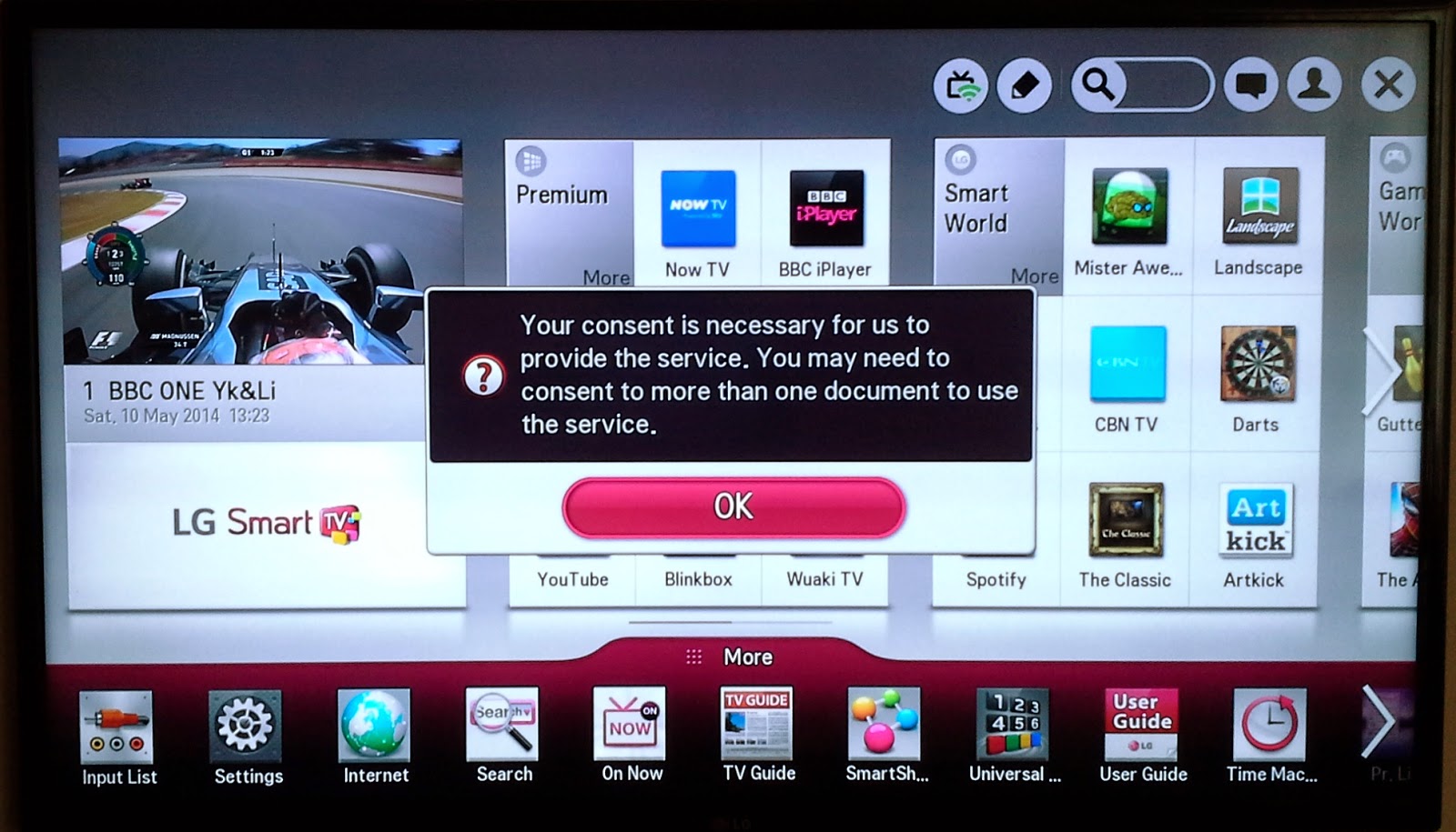 how to update youtube app on lg tv