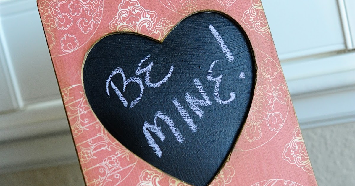Frankly Speaking Too iLoveToCreate 1 Michaels Heart Frame Chalkboard