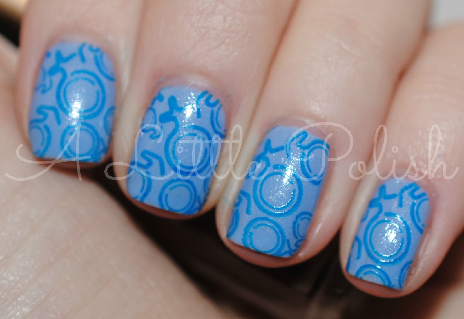 A Little Polish Baby Shower Nails