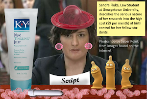 Sandra Fluke Discusses the Serious Nature of Her Condom Research (Photoshop, Satire)
