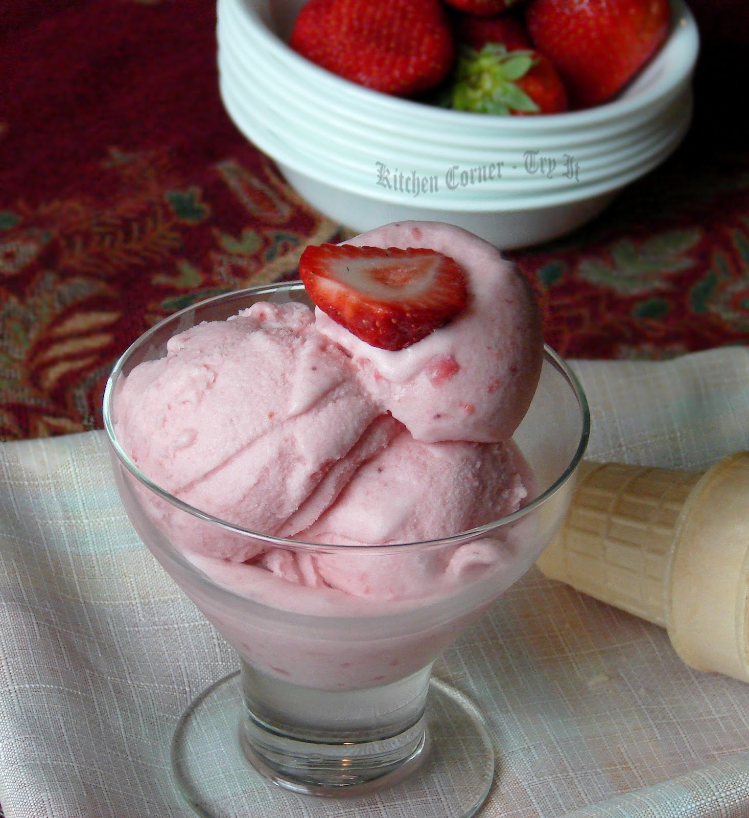Strawberry Ice Cream