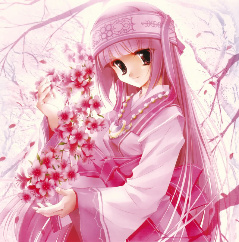 اروع واضخم مجلة لصور الانمي  Anime+girl+in+pink