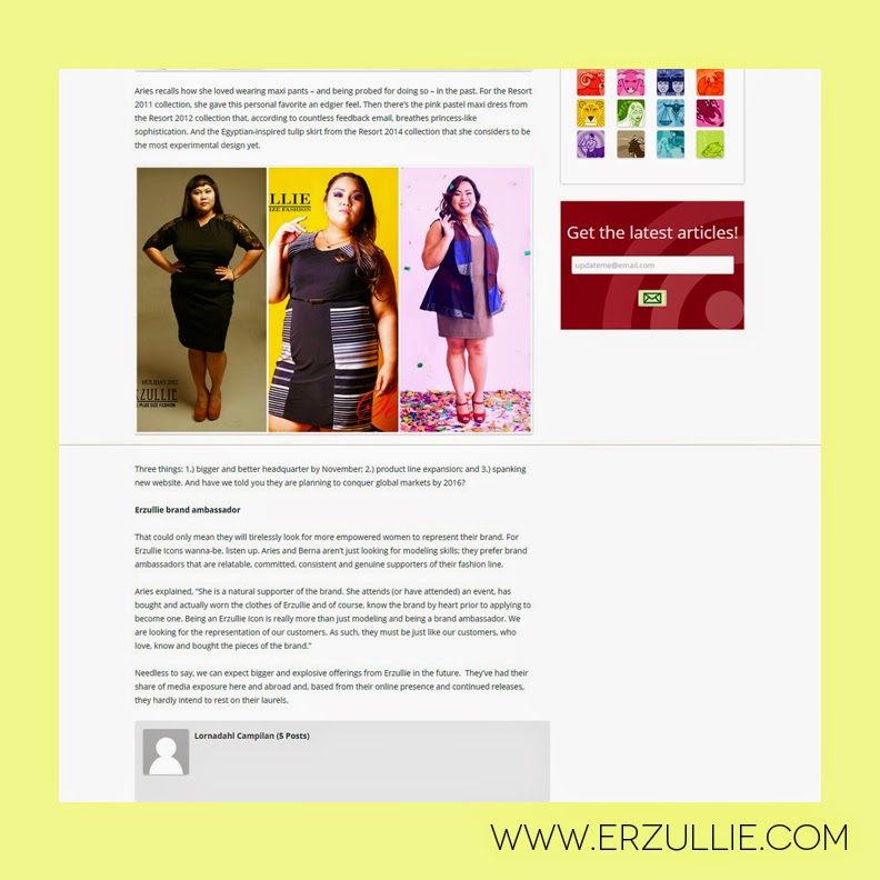 Erzullie Fierce Plus Size Fashion Philippines PLUS SIZE NEWS ERZULLIE