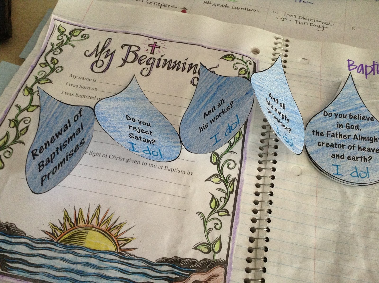 Look to Him and be Radiant Reviewing the Sacraments Baptism