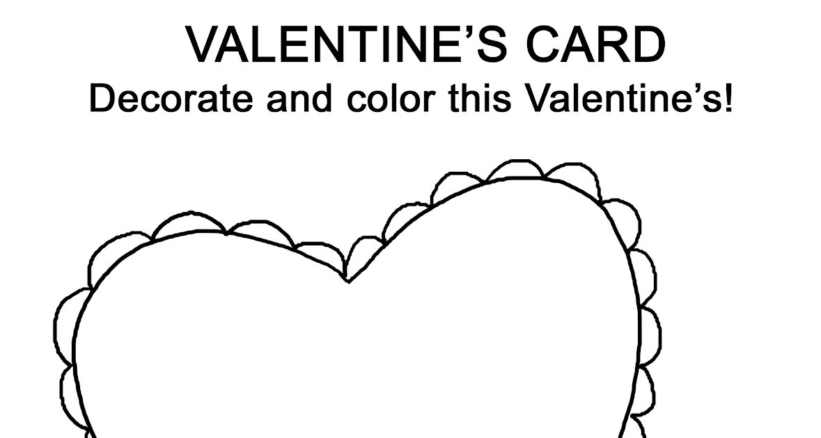 Valentine Card Coloring Pages >> Disney Coloring Pages