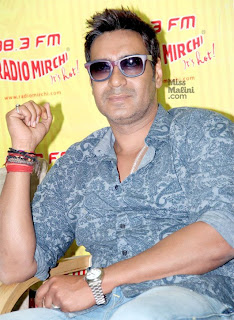 Ajay Devgan at Radio Mirchi for promotion of Himmatwala