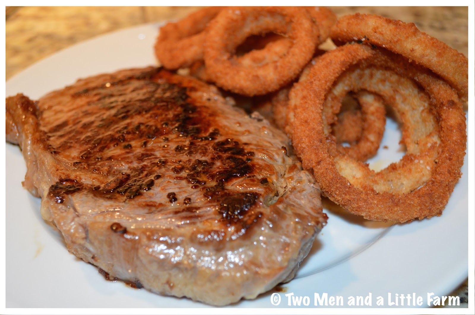 Two Men and a Little Farm OUR FIRST DINNER