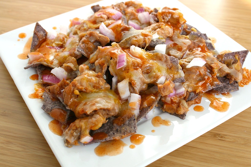 The Garden Grazer Enchilada Nachos