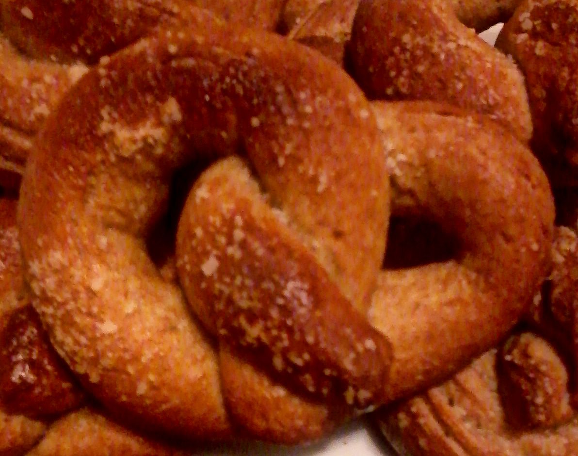 Mess'n Kitch'n Whole Wheat Hard Pretzels, Make Your Own! (vegetarian, dairyfree, and sometimes