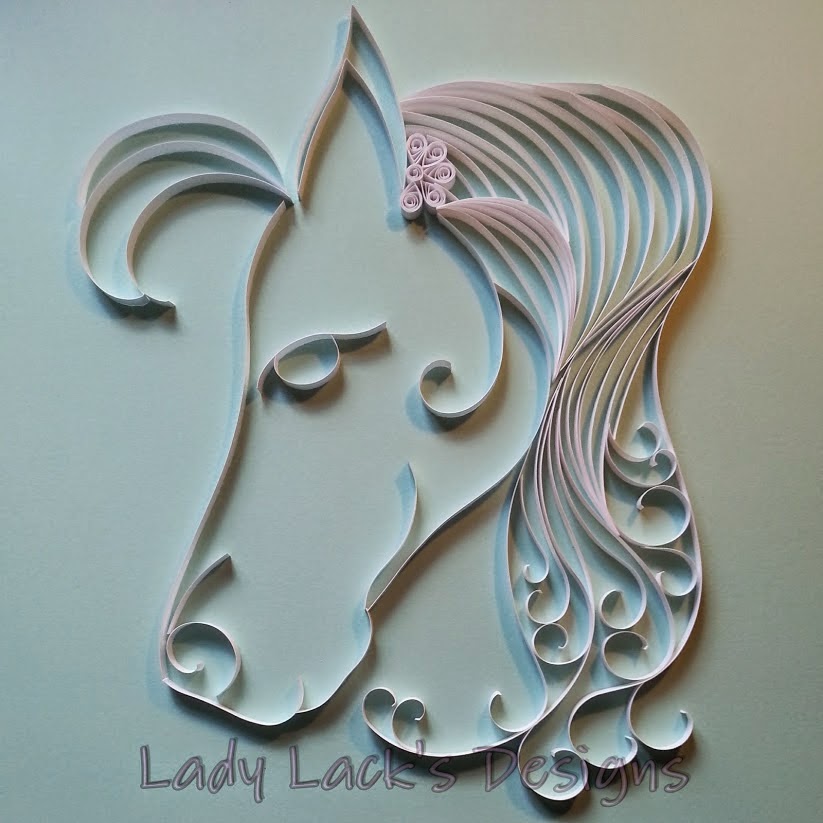 The Lady Lack Experience Quilling Horses
