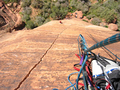 Aiding up, Zion, USA, 2005