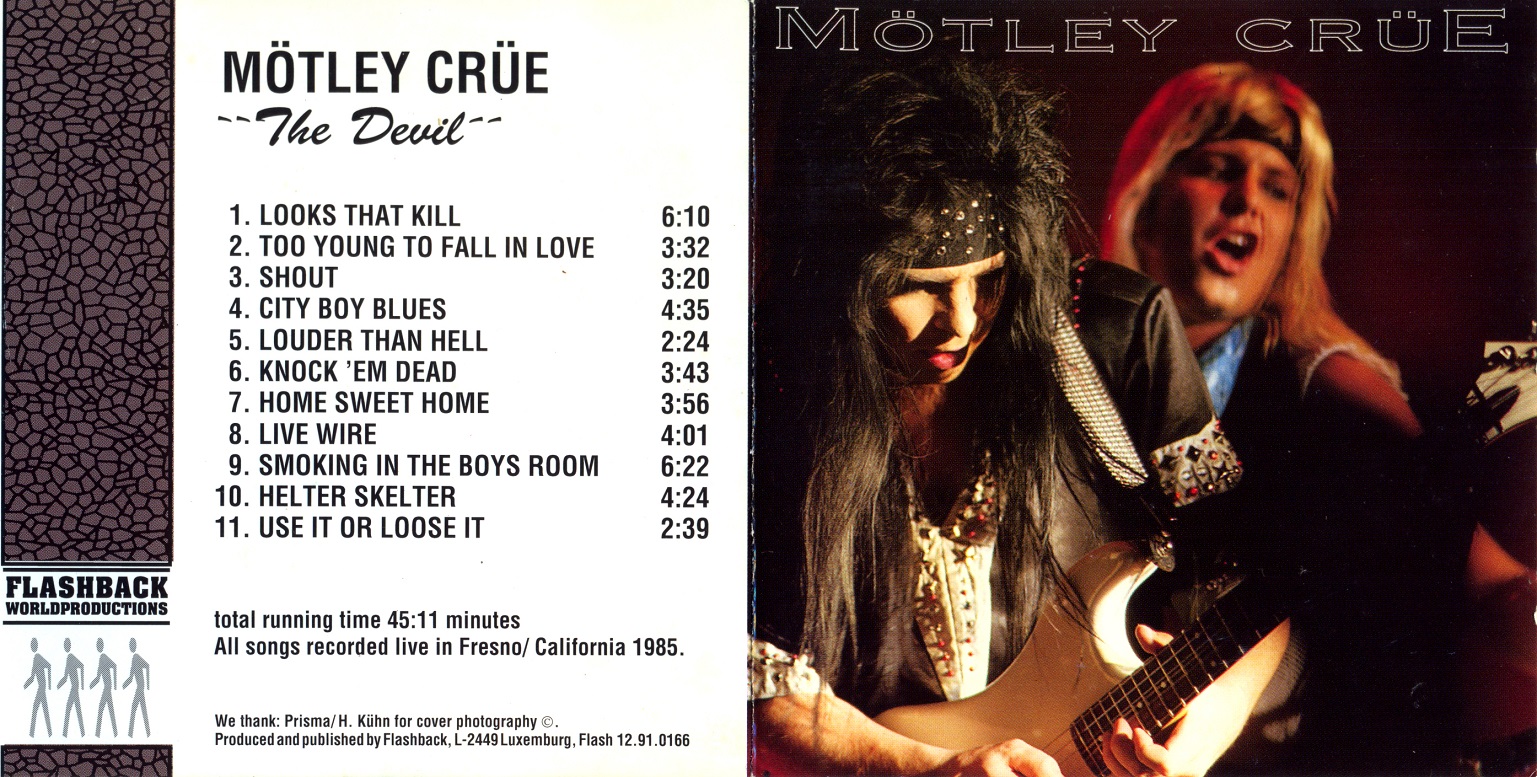 T U B E Motley Crue 1985 08 25 Fresno Ca Sbd Flac