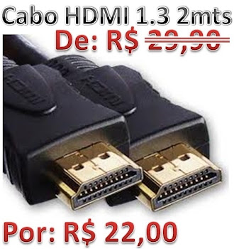 CABO HDMI 1.3'' 2MTS