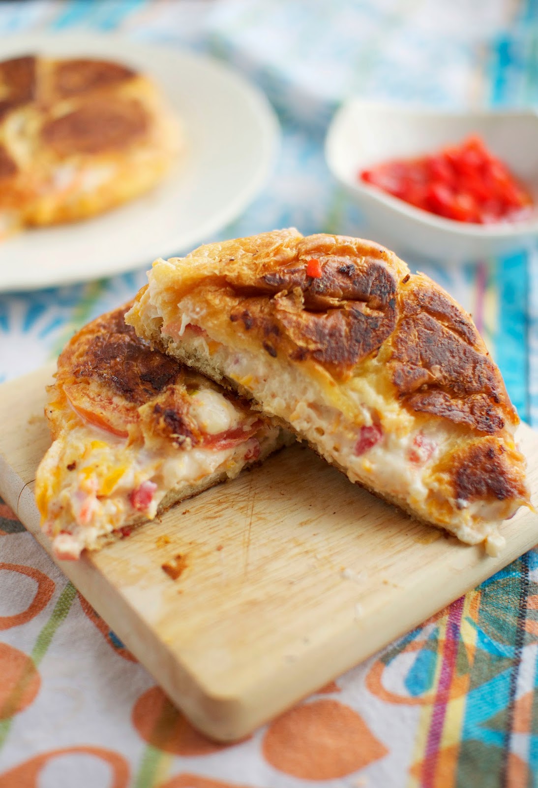 love lola croissant grilled pimento cheese sandwich