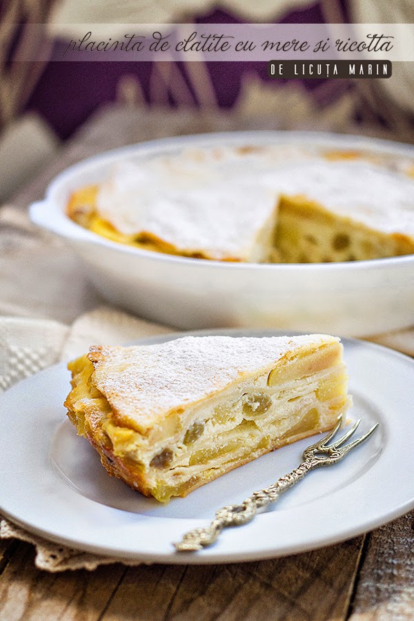 Din Bucătăria Mea Placinta De Clatite Cu Mere Si Ricotta