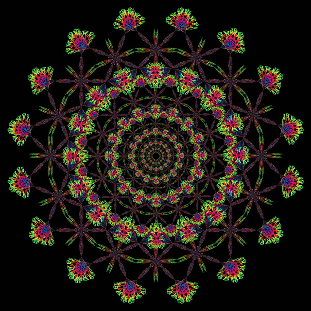 Mandalas, Fractales, Patterns, Efectos Visuales, Efectos Opticos