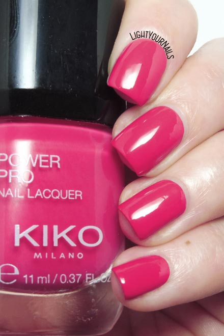 Smalto rosa geranio Kiko Power Pro 109 Watermelon Party geranium pink creme nail polish #kikonails #kikocosmetics #kikotrendsetter #lightyournails Smalto rosa geranio Kiko Power Pro 109 Watermelon Party geranium pink creme nail polish #kikonails #kikocosmetics #kikotrendsetter #lightyournails