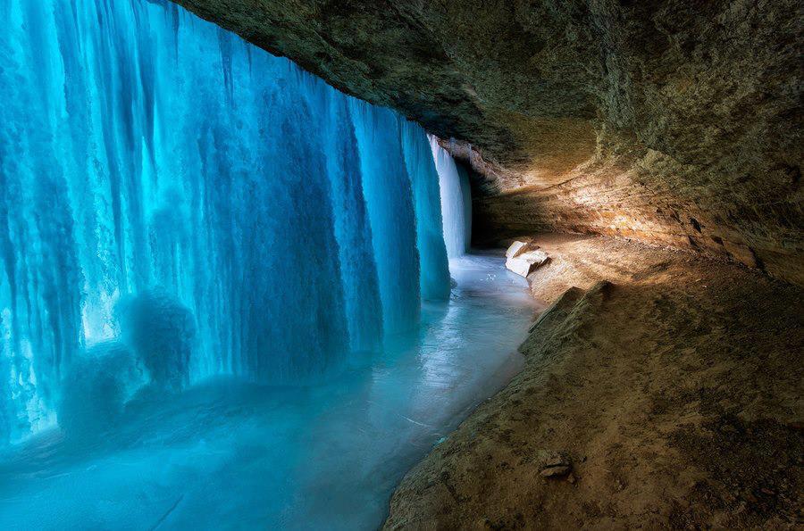Minnehaha Falls Frozen