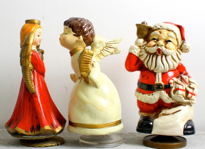gone thrifting paper mache christmas decorations vintage paper mache christmas carolers