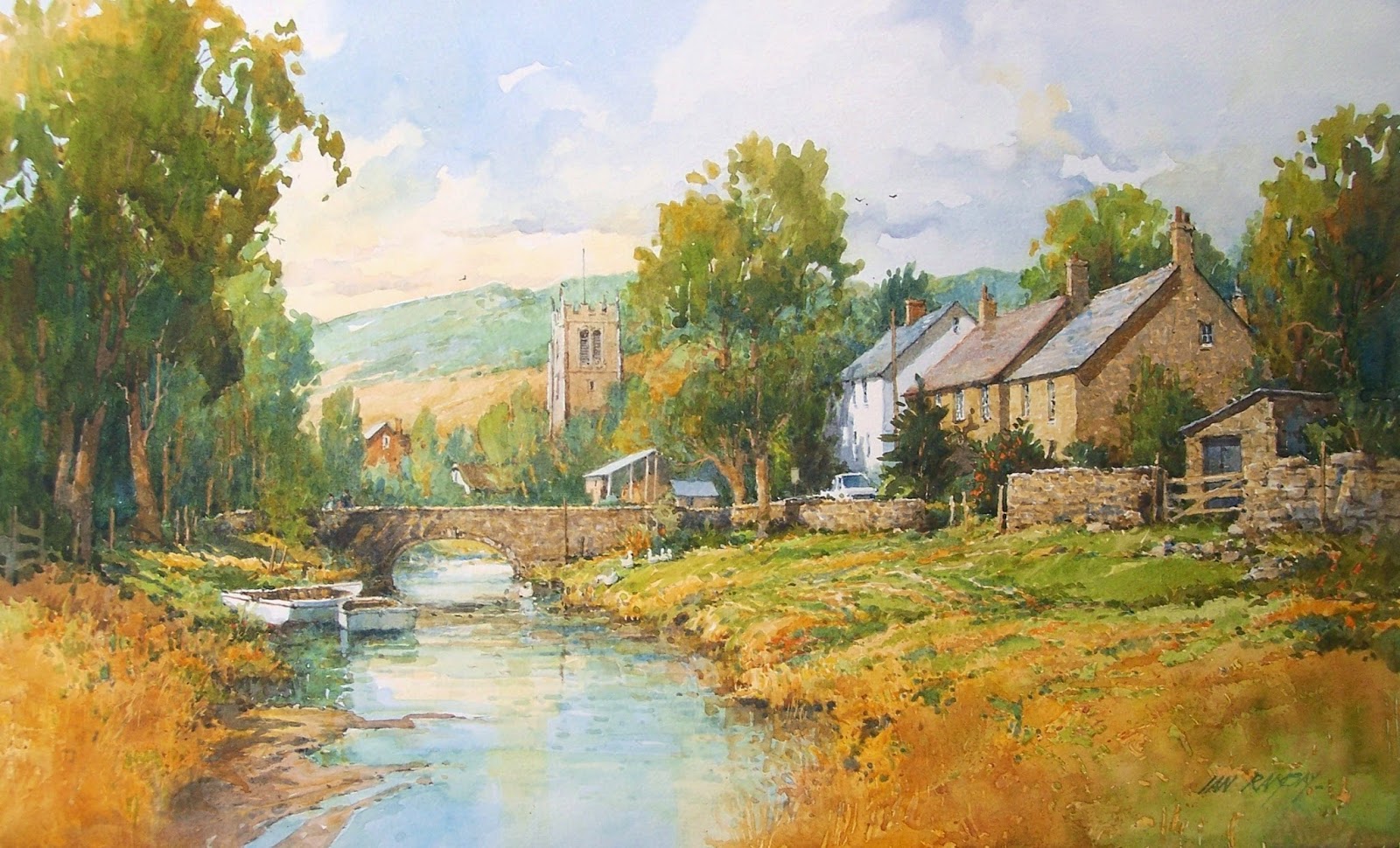 Ian Ramsay Watercolors October 2014