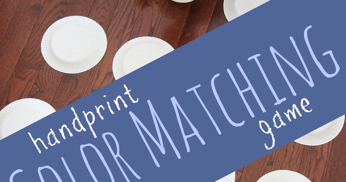 Toddler Approved! Handprint Color Matching Game {Virtual Book Club for