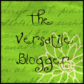One Time Versatile Blogger Winner