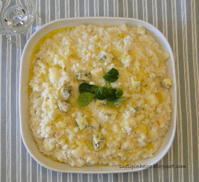 Risotto con pera y Gorgonzola