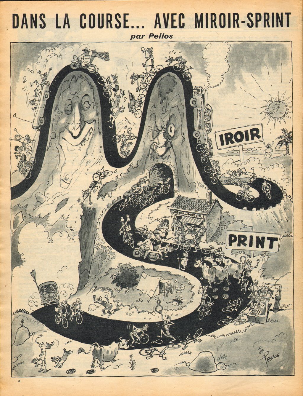Cycling Passions 46th Tour de France 1959 MIROIR Sprint