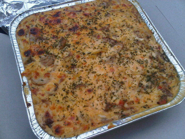 Chicken or Beef Baked Pasta
