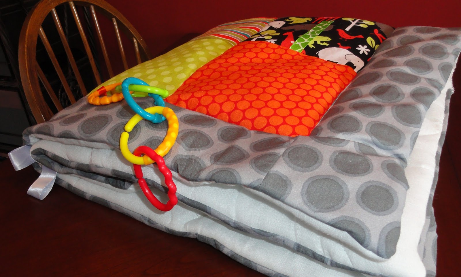 Oxford Impressions Infant Tummy Time Floor Mat