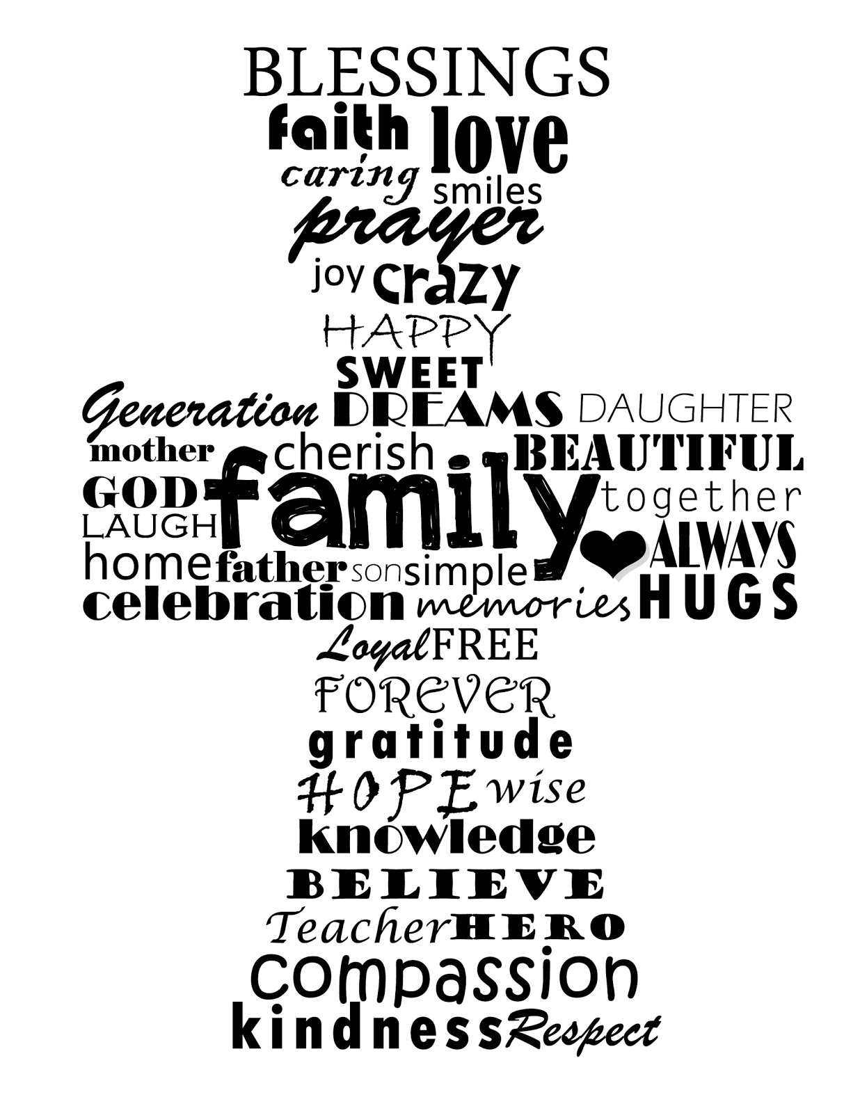 Shocking image with printable word art Priceless image pertaining to printable word art