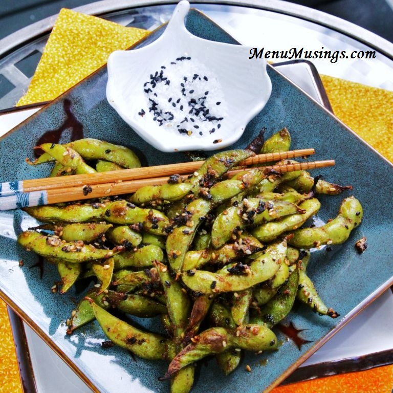 Menu Musings of a Modern American Mom Chili Roasted Edamame
